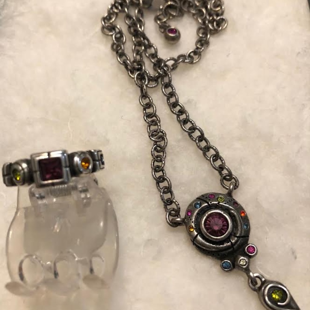 Patricia Locke Signed Necklace/Ring